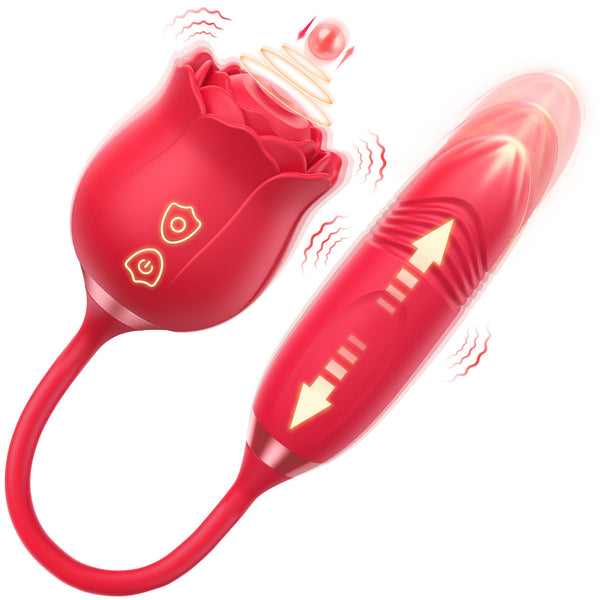Rosevibrator med tapping- og støtmodus