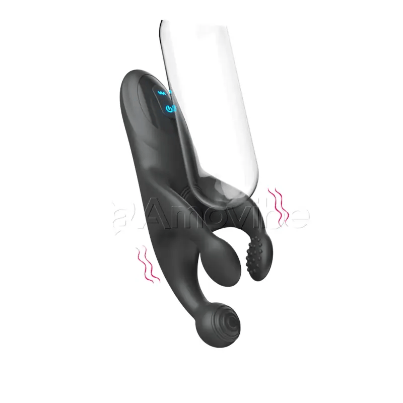 Penisvibrator med banking og vibrasjon