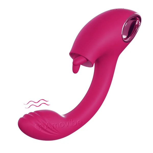 G Spot Vibrator med dobbel-slikkefunksjon