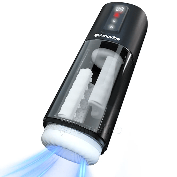 Apex Blitz - Automatisk masturbator med friksjon, vibrasjon og to varmenivåer