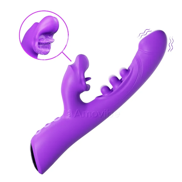 Kissing & Triple-Tap Vibrator – Klitoris- og G-punktstimulering