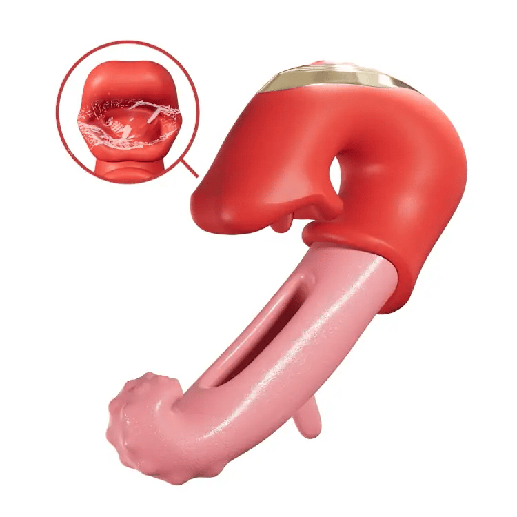 Klitorisstimulator med flagrende vibrasjon – Vanntett med slikkende og ertende moduser