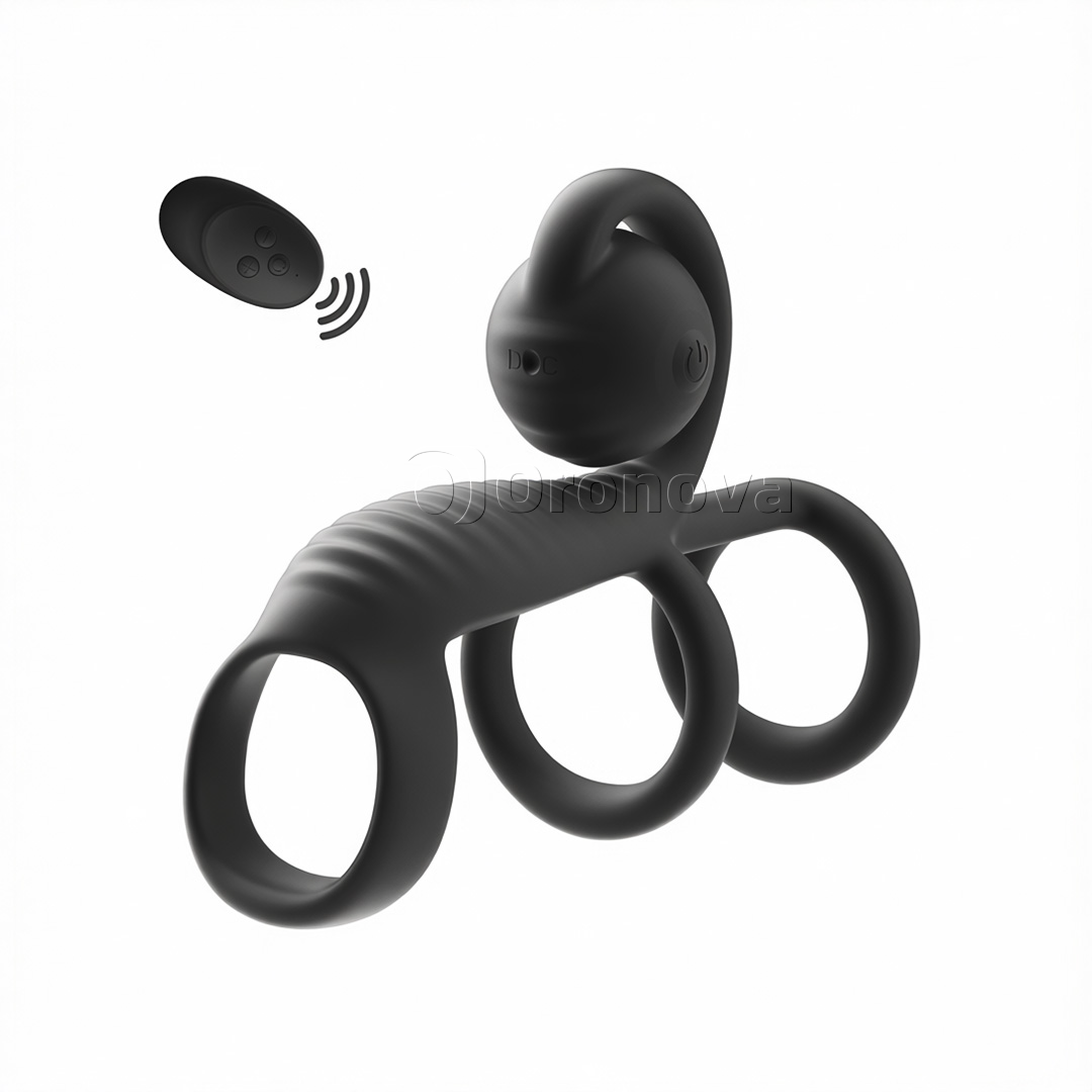 Three-Ring Design | Dual Vibration | Smooth, Rounded Vibration Head