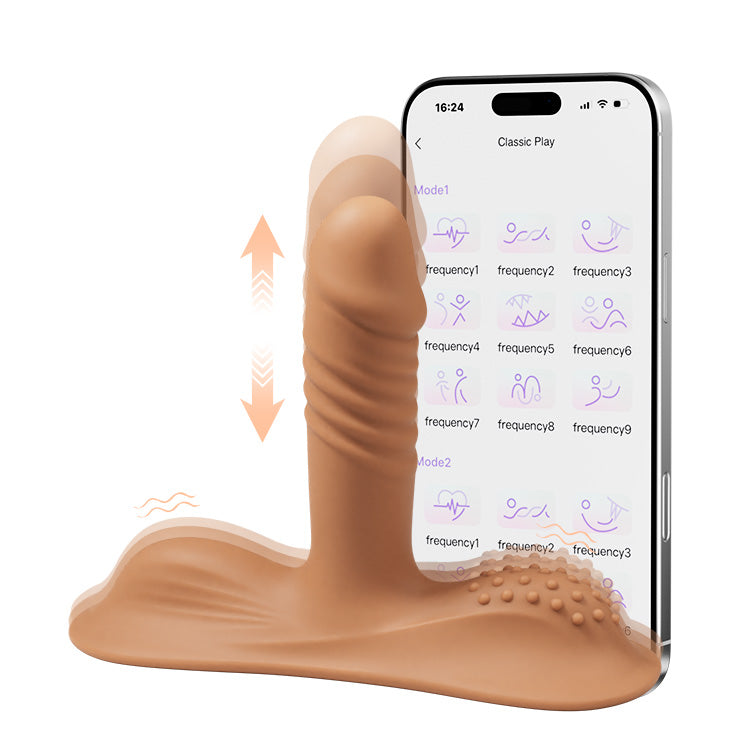 G-punkt- og analvibrator for kvinner – kraftig ride-on-leketøy for intim lek