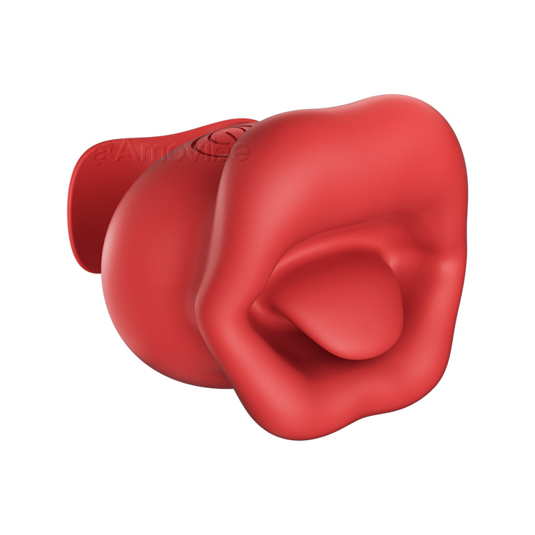 Finger Grip Vibrator med 10 kyssende og vibrerende