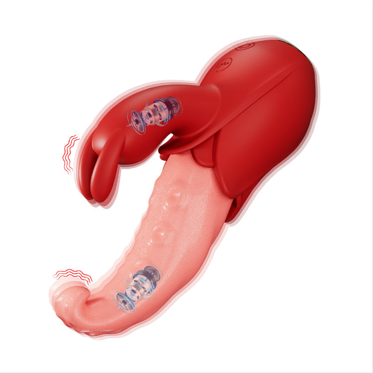 Tungebeskytter 10 Moduser, Dobbel Stimulering, Hviske-Stille
