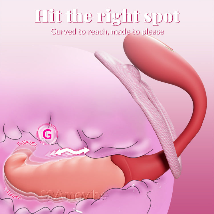 App-styrt G-punkt vibrator: pulserende C-punkt, stille