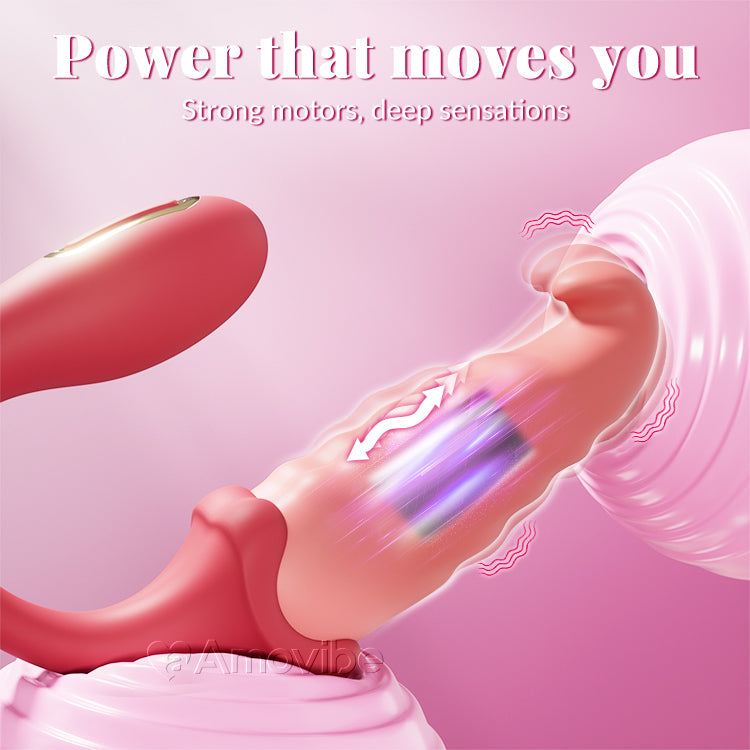 App-styrt G-punkt vibrator: pulserende C-punkt, stille