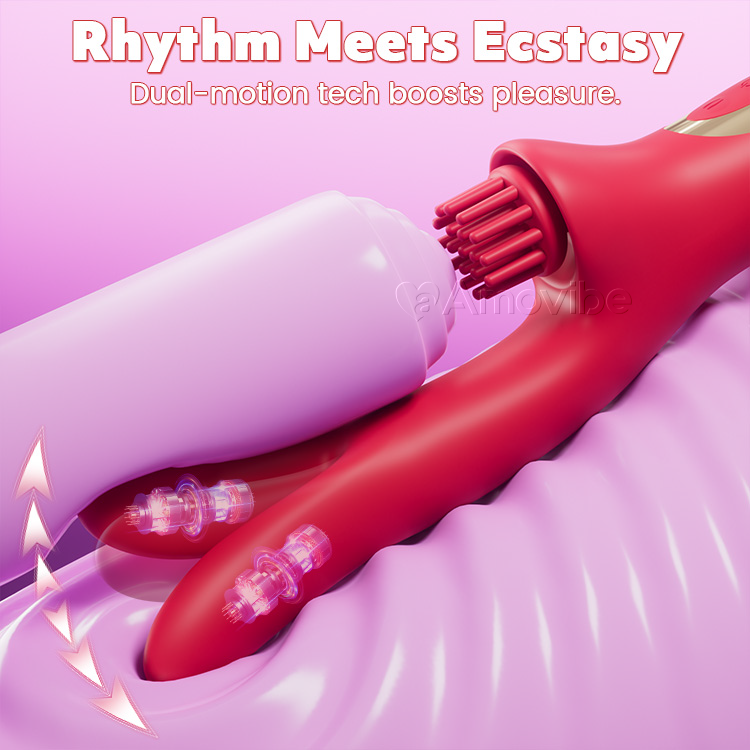 Sensuell Come-Hither Rabbit Vibrator med Kiling Vibrasjon