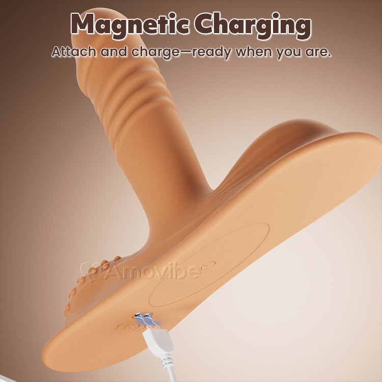 G-punkt- og analvibrator for kvinner – kraftig ride-on-leketøy for intim lek