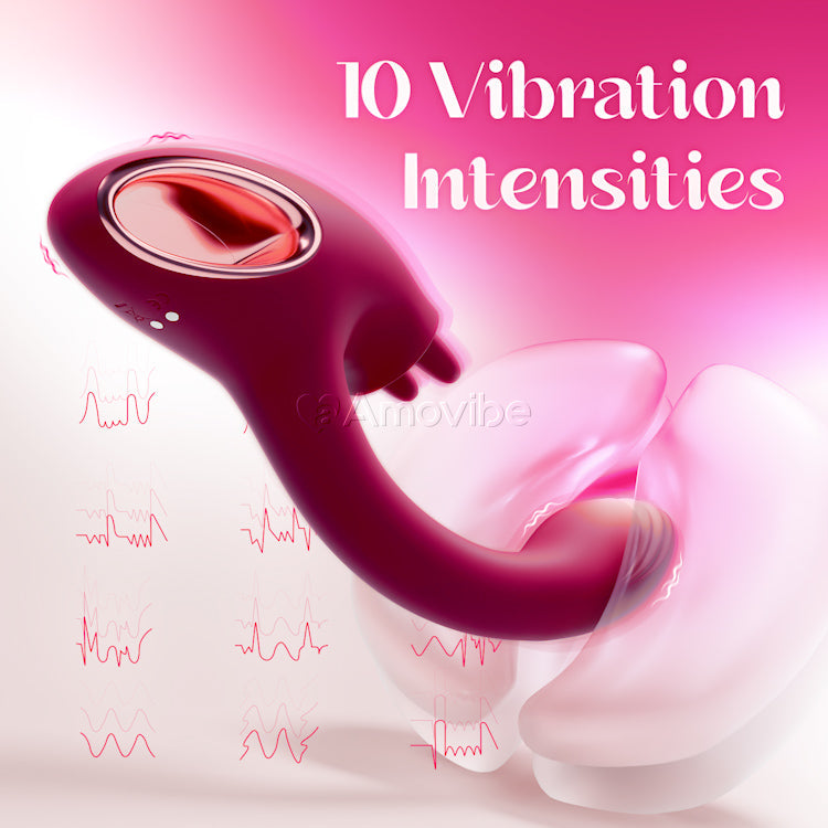 G Spot Vibrator med dobbel-slikkefunksjon