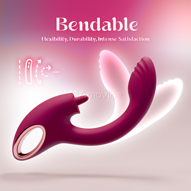 G Spot Vibrator med dobbel-slikkefunksjon