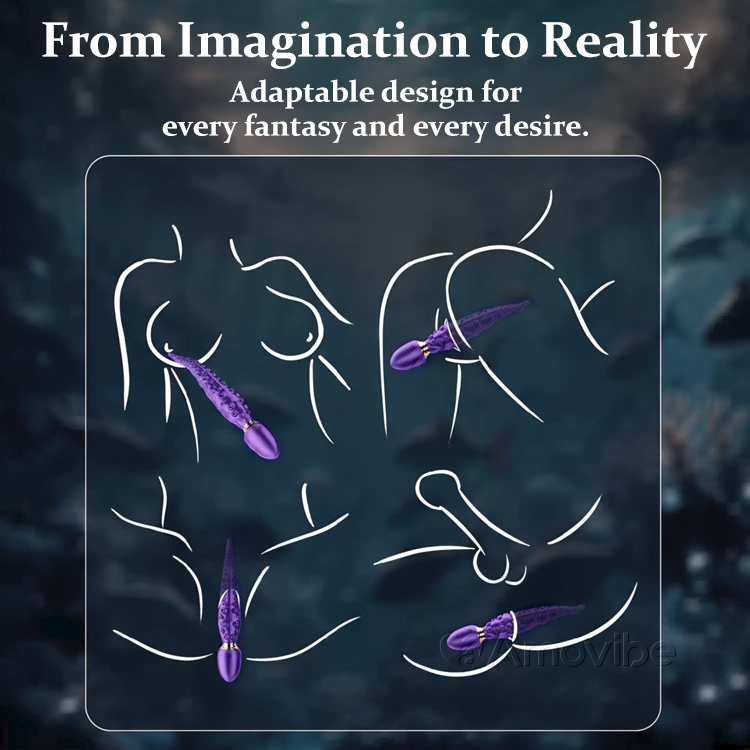 Tentacle Vibrator – Ultimat G-punkt- og Brystvortestimulering
