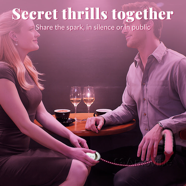 App-styrt G-punkt vibrator: pulserende C-punkt, stille