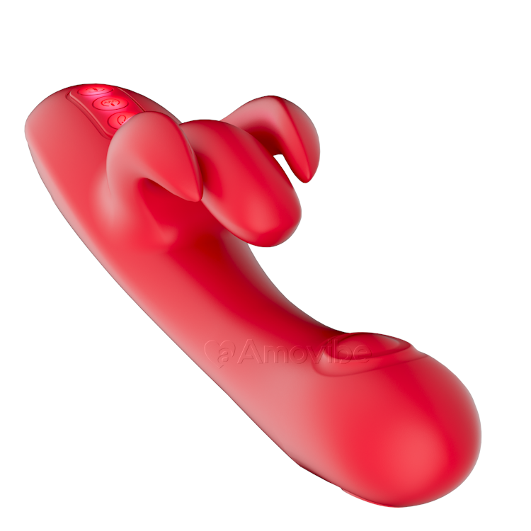 G-punkt Tapping Vibrator med Klitoris Massasje & Vibrasjon